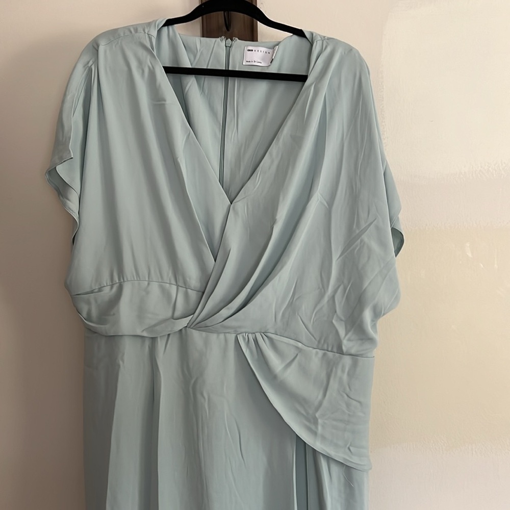 ASOS Curve Blue Midi dress - Picture 4 of 8